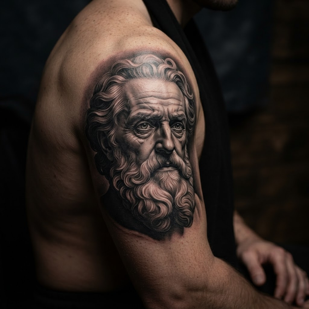 Black & Grey tattoo by Marco Reyes
