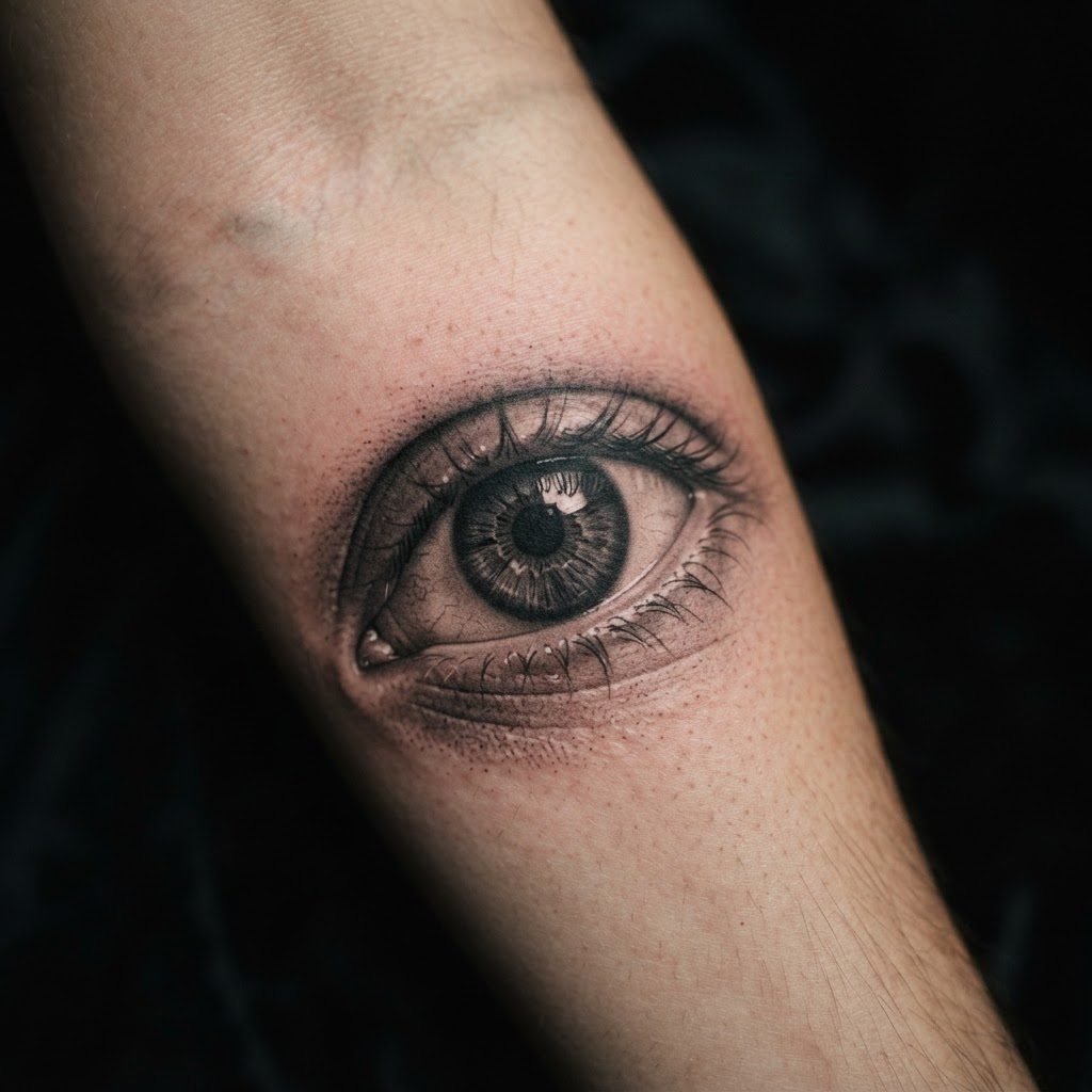 Micro-Realism tattoo by Lena Voss